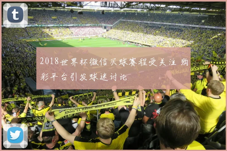 2018世界杯微信买球赛程受关注 购彩平台引发球迷讨论